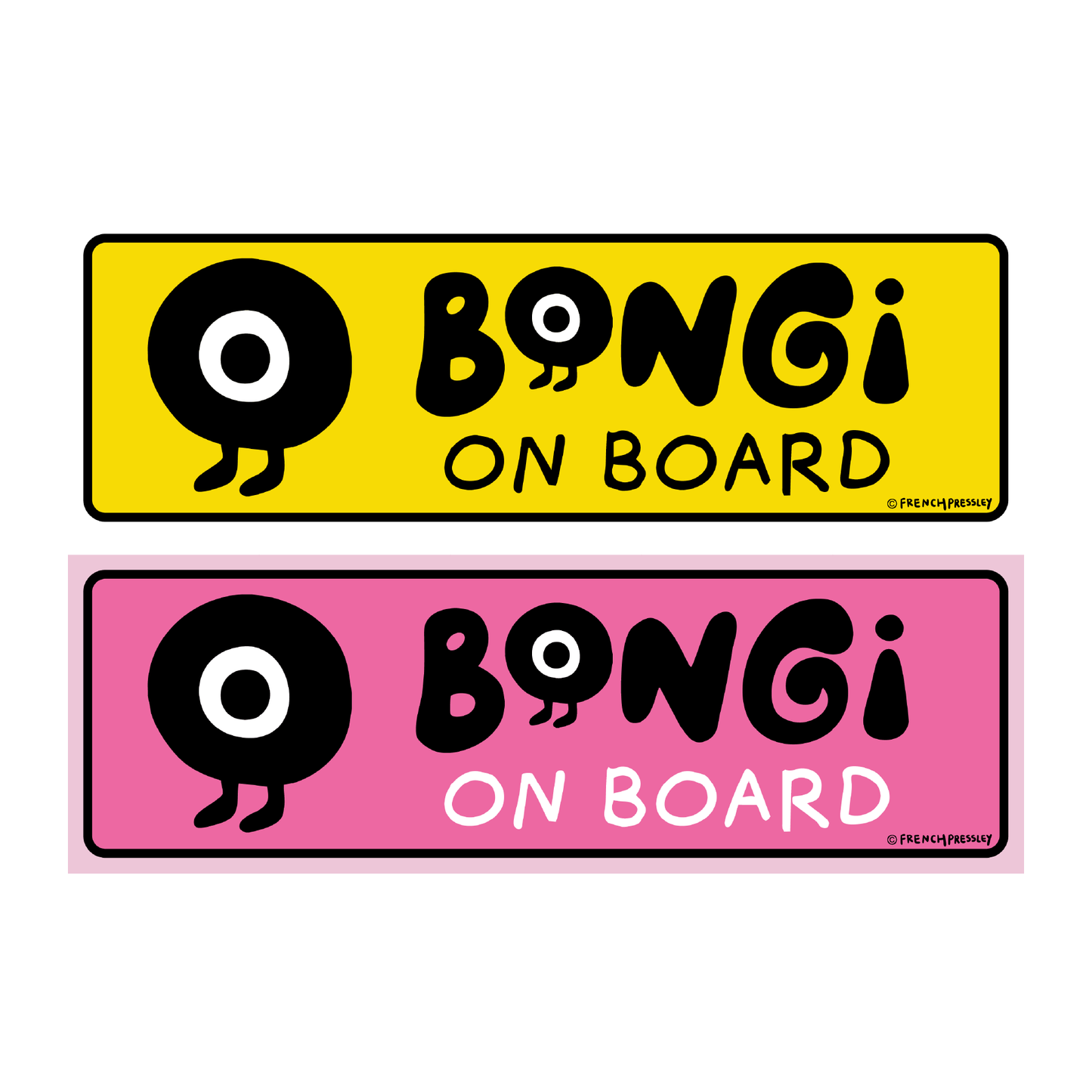 BONGi ON BOARD - Bumper Sticker