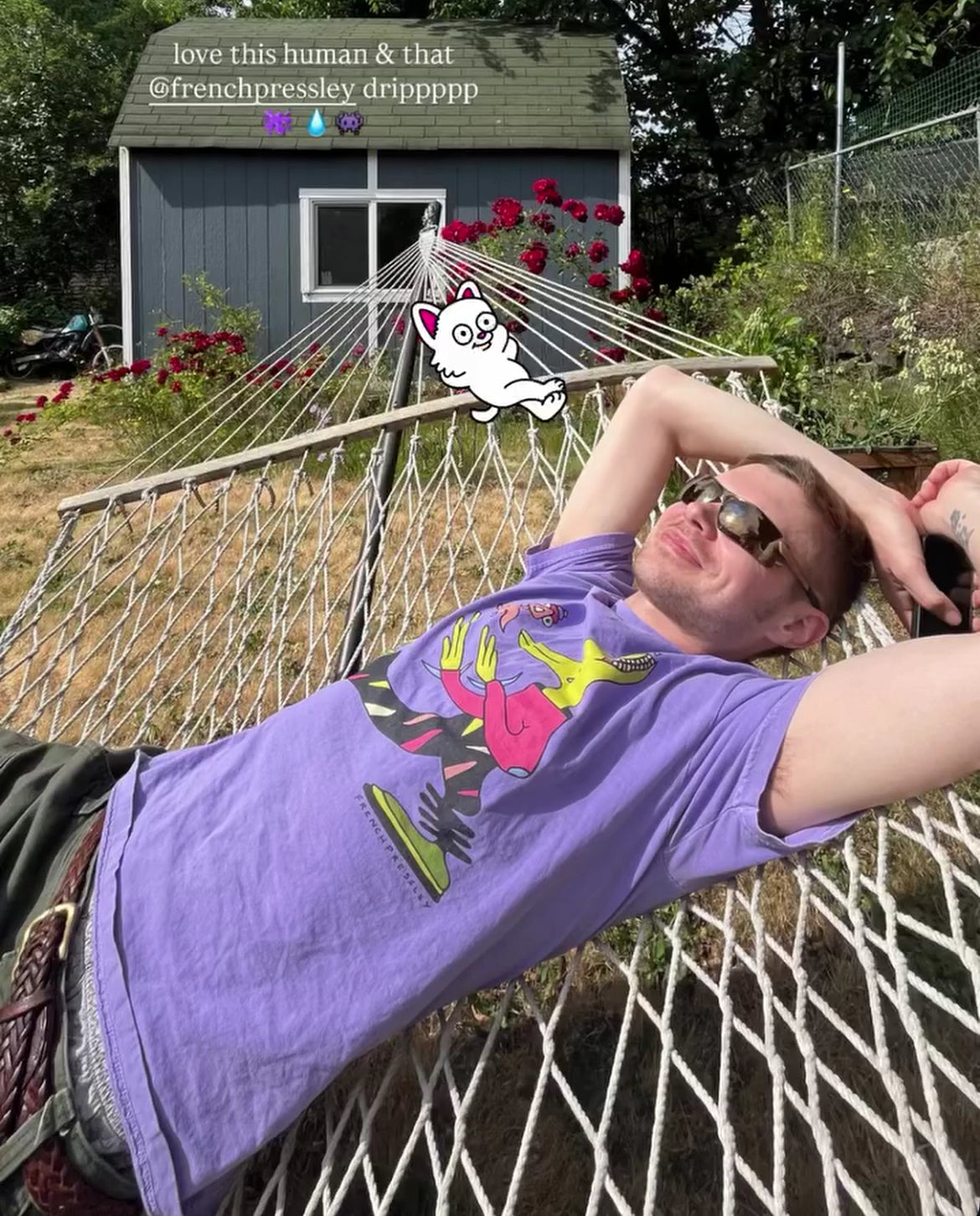 MC Playtpus & Brandy  - Unisex heavyweight t-shirt