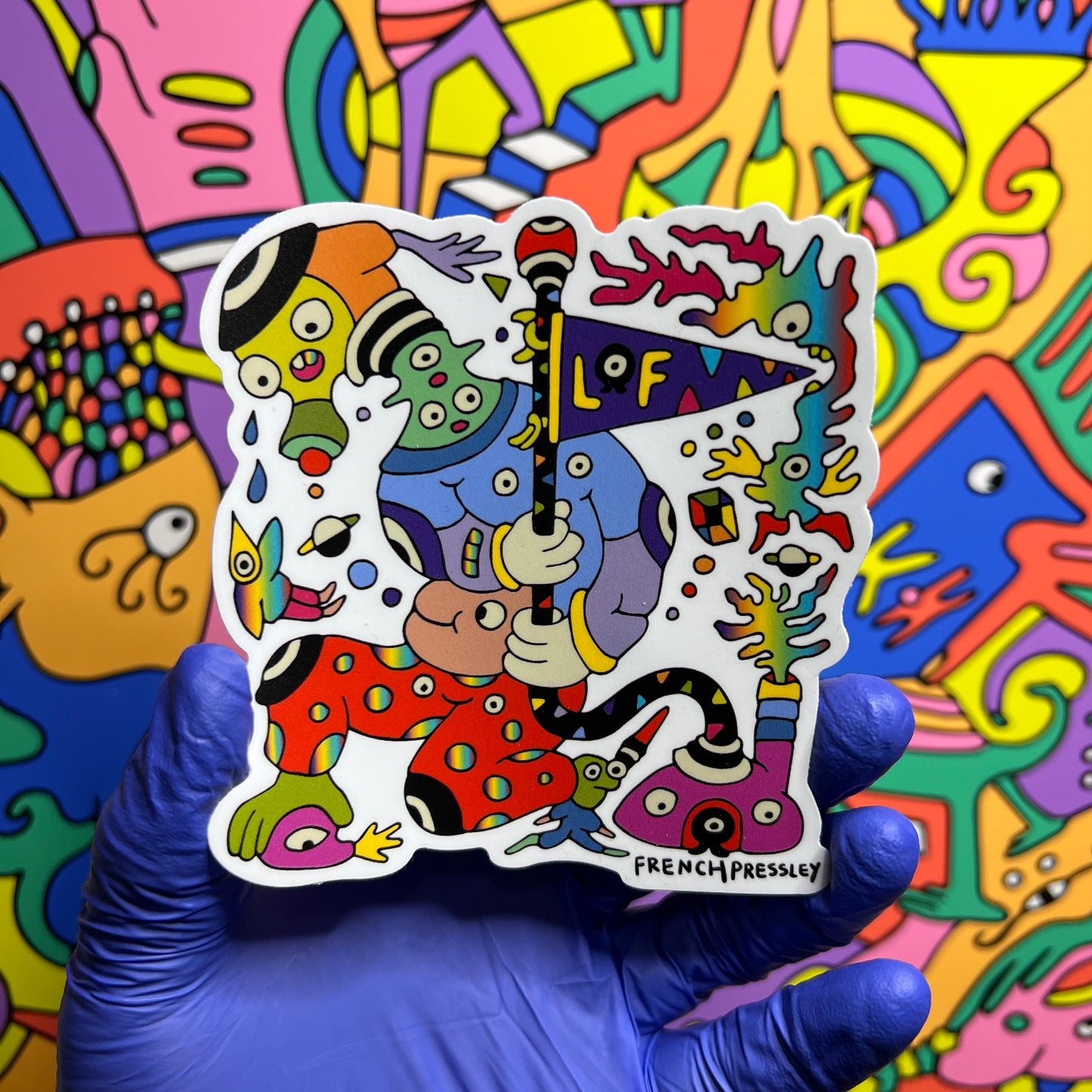 FRENCHPRESSLEY - Sticker Pack