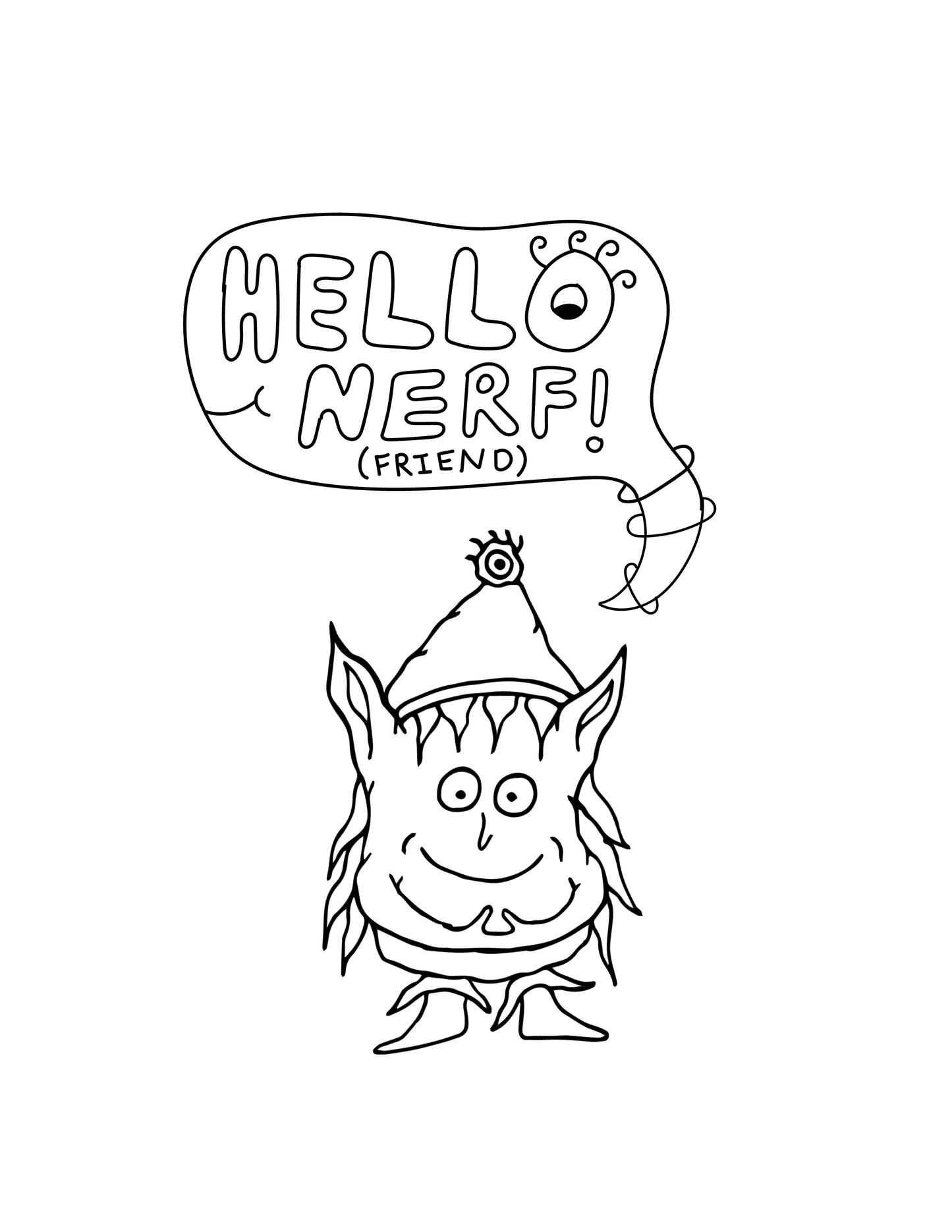 The Land of FRENCHPRESSLEY - COLORING BOOK #1 - PDF Digital Download