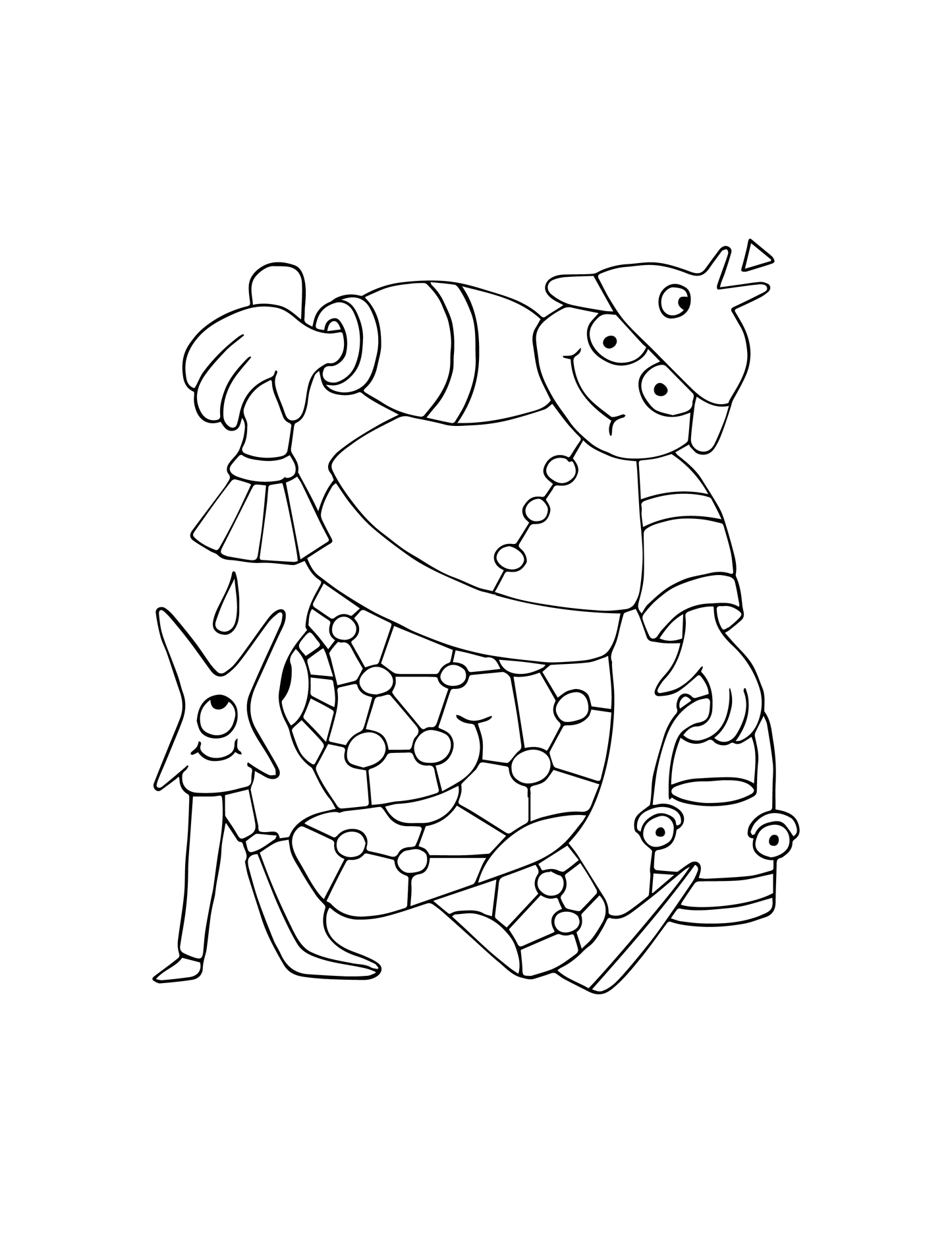 The Land of FRENCHPRESSLEY - COLORING BOOK #1 - PDF Digital Download