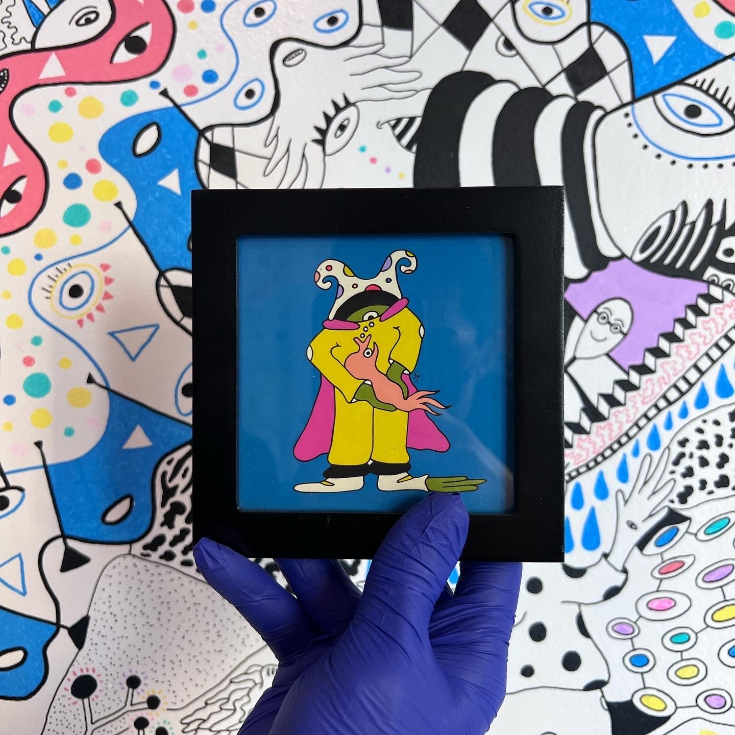 Overall Paul and Clam - Framed Print