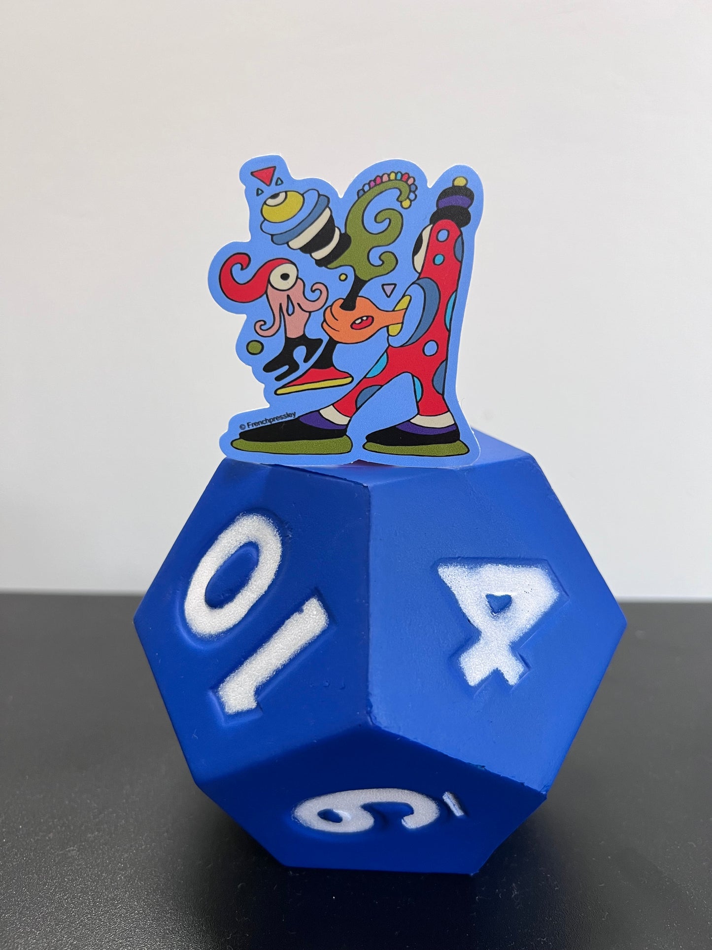 Wiggleton the Traingular Tamer - Sticker