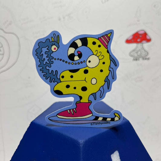 Apple crisp bag o mushrooms - Sticker