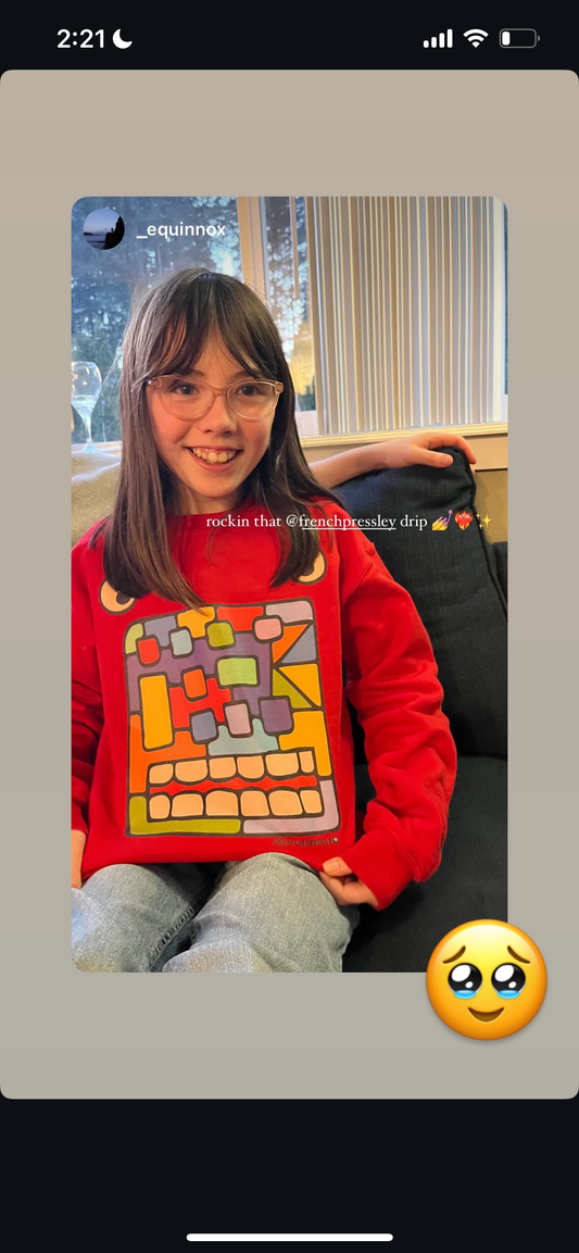 AM Radio - Kidz! - Youth crewneck sweatshirt