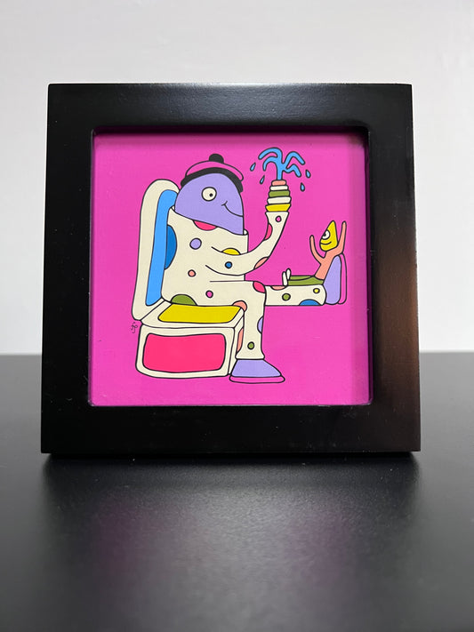 Dingus and Montgomery - Framed Print